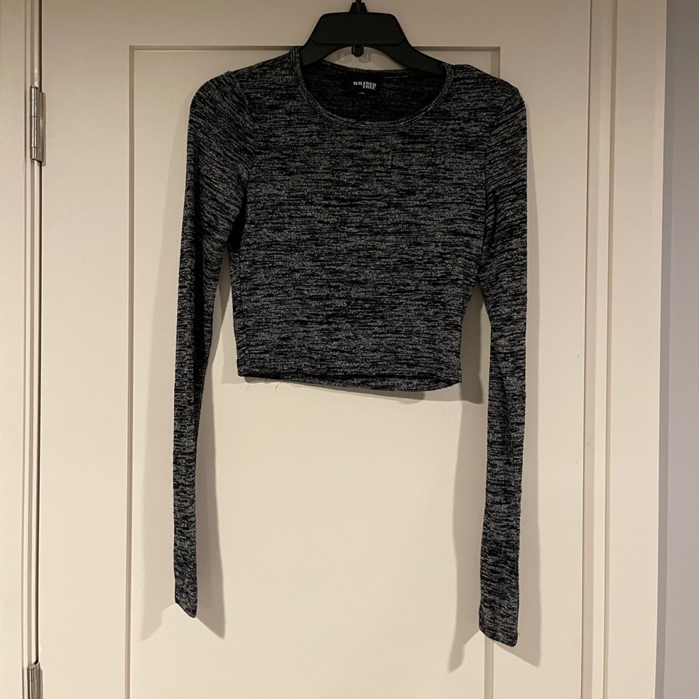 Wilfred Free Marled Crop Top